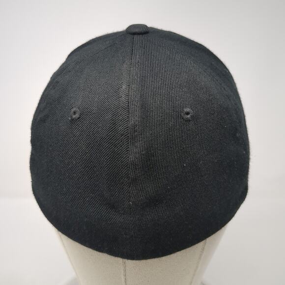BuCu Entertainment Fitted Hat Black Medium Embroidered Flexfit Lids - Picture 6 of 9